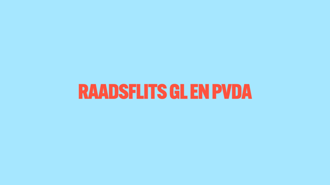 Raadsflits GL en PvdA
