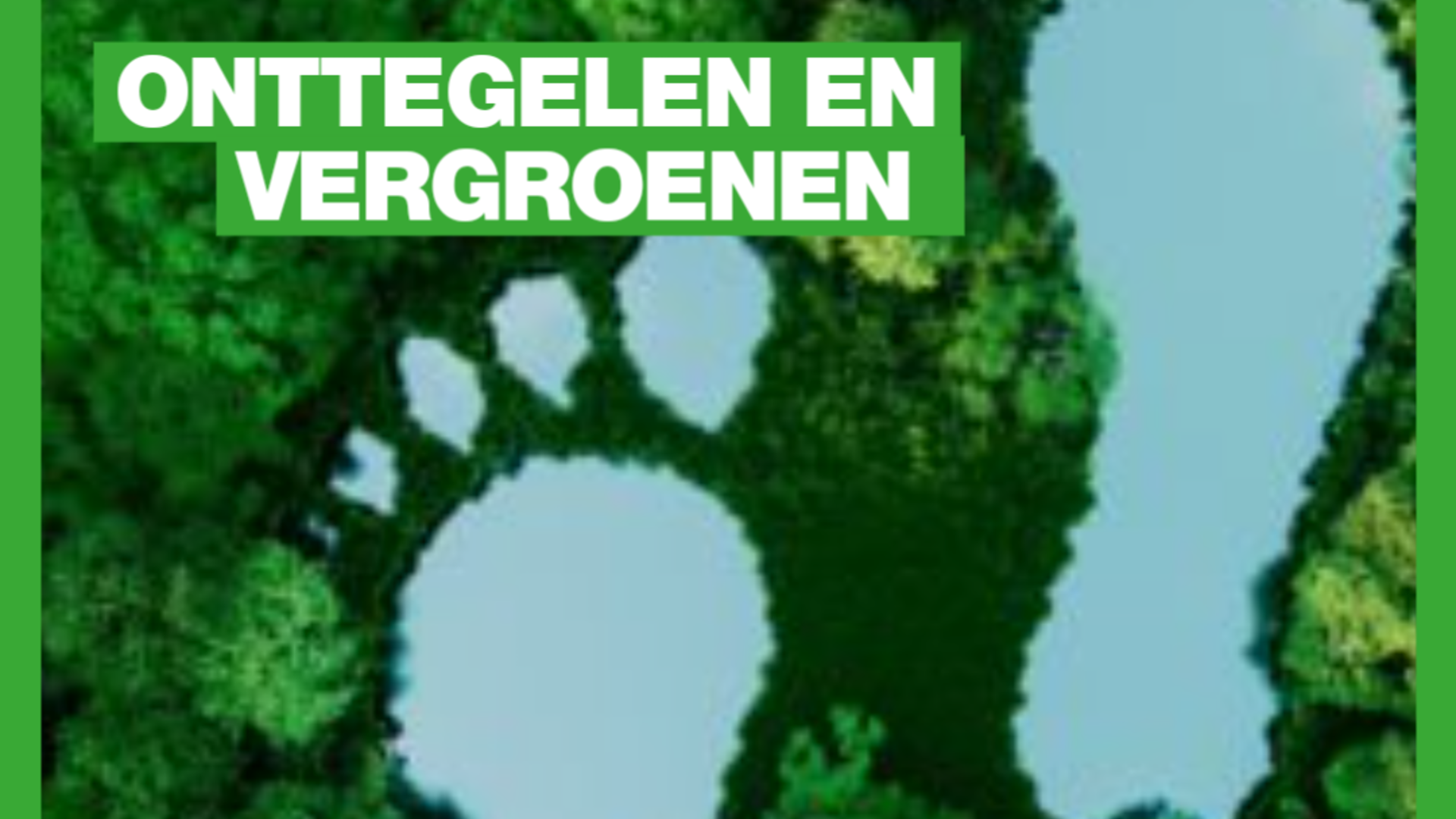 Raadsleden planten kroostegels tegenover Raadhuis