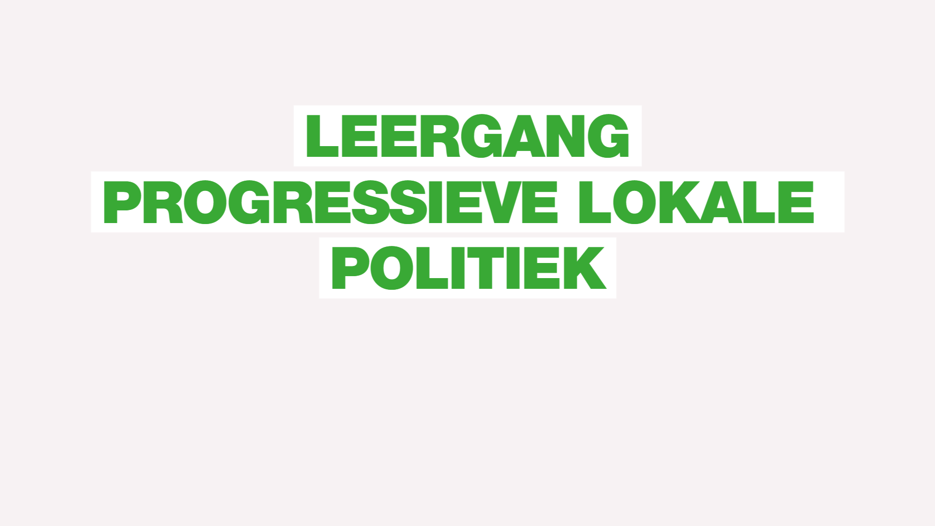 Leergang